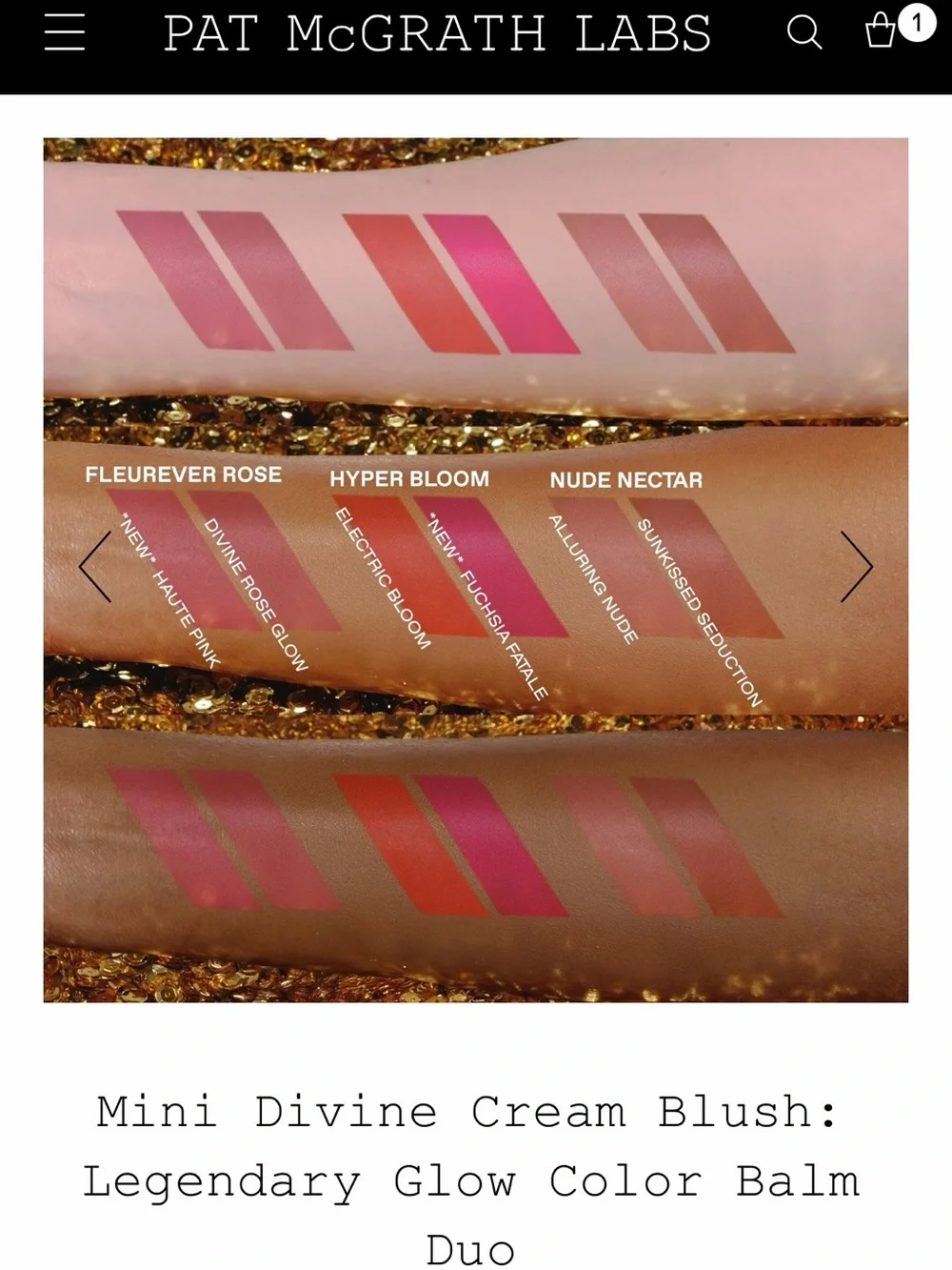 Pat McGrath Mini Divine Cream Blush Duo - All shades in minis